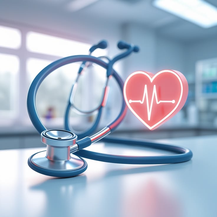 Healthcare professionals using medical technology